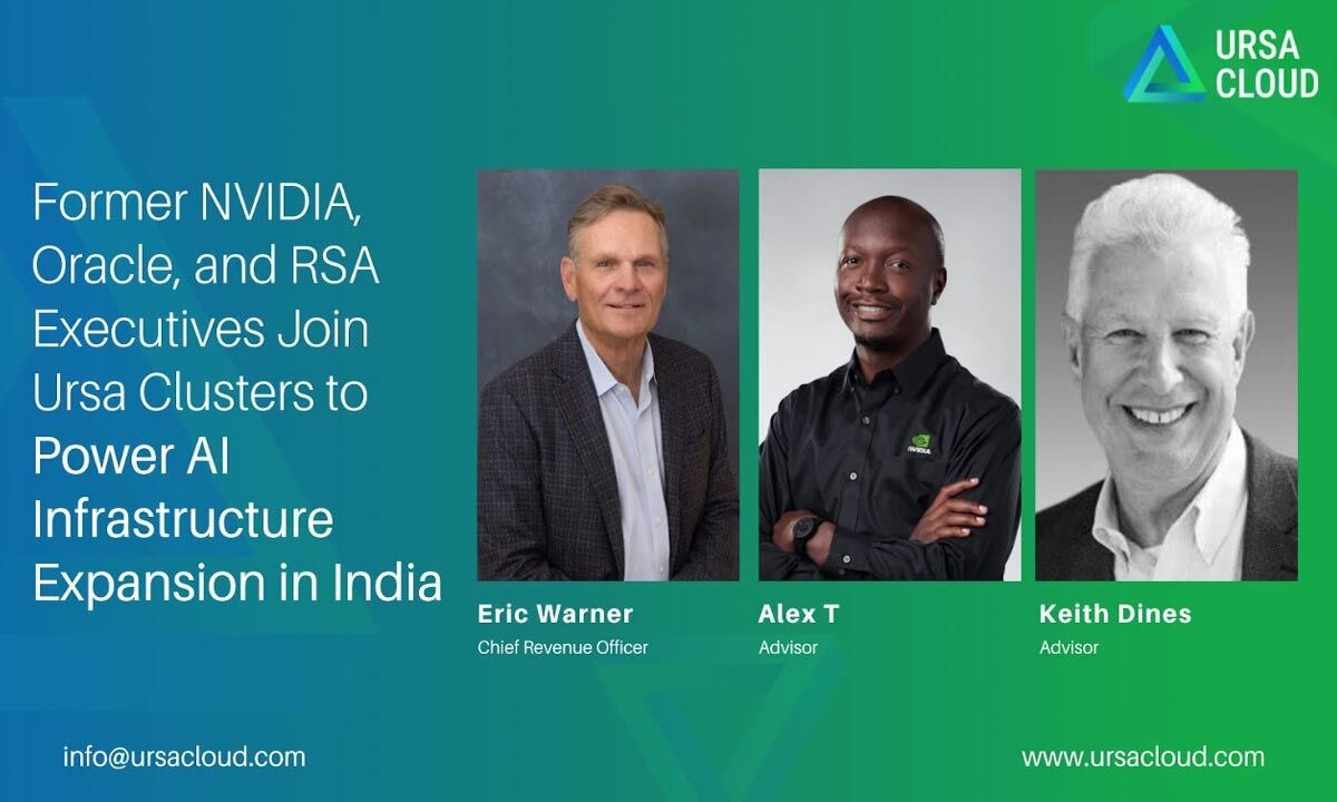 Former NVIDIA, Oracle, and RSA Executives Join UrsaClusters to Power AI Infrastructure Expansion in India