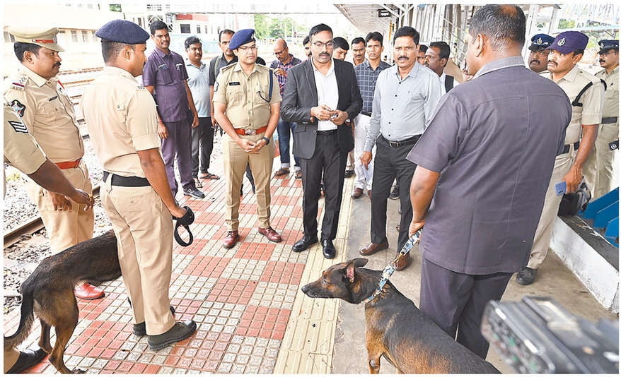 Surprise checks of trains to prevent drugs conducted