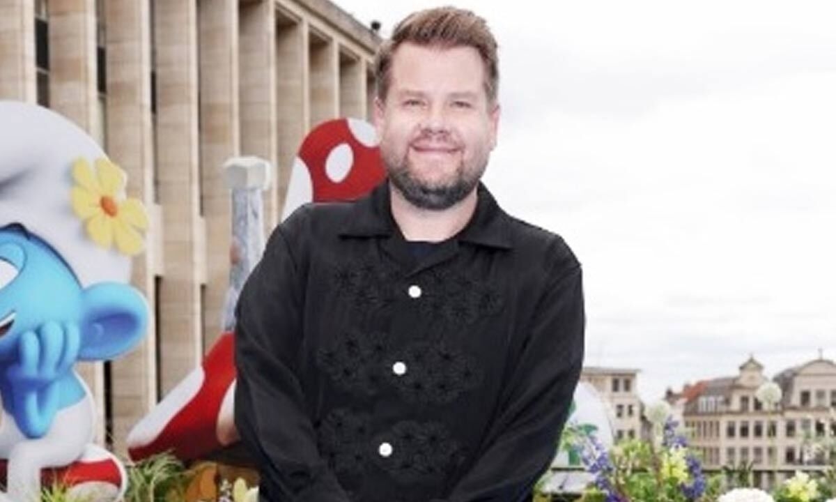 James Corden reveals Rihanna was responsible for getting him on board "The Smurfs'