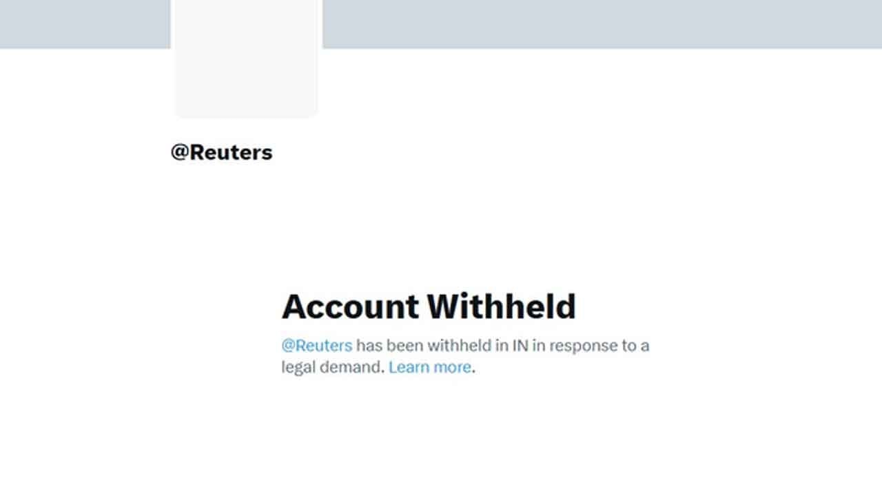Govt says there's no directive to block Reuters X handle in India