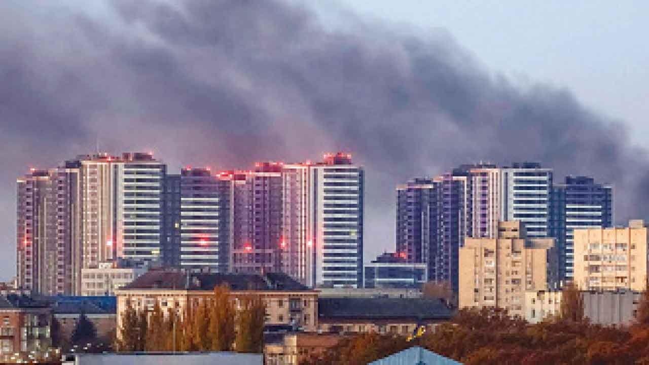 Russia pounds Ukraine's second largest city with drone barrage