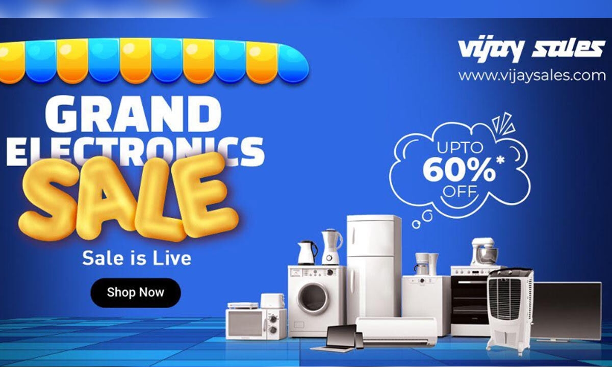 Vijay Sales Announces Grand Electronics Sale: Upgrade Your Lifestyle with Unbeatable Deals upto 60% Across Categories