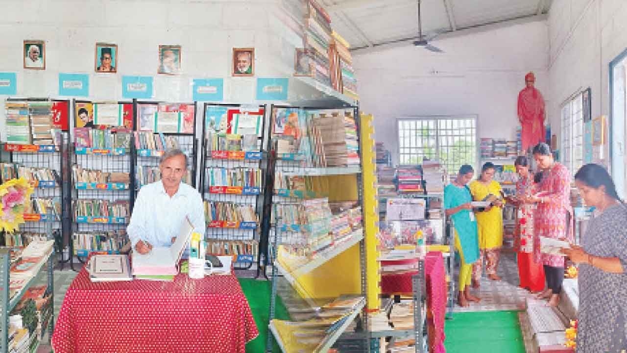 Turning Pages, Changing Lives: Retired railway officer builds free library for rural students in Tumakuru