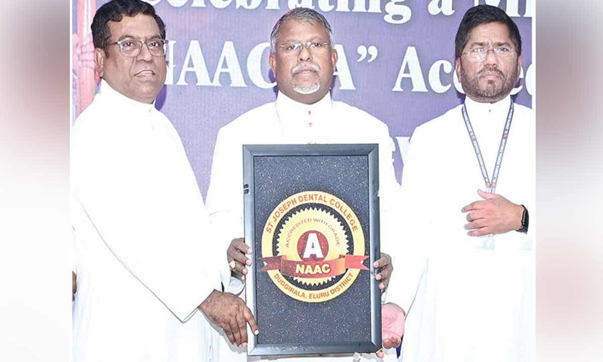NAAC ‘A' for St Joseph Dental College