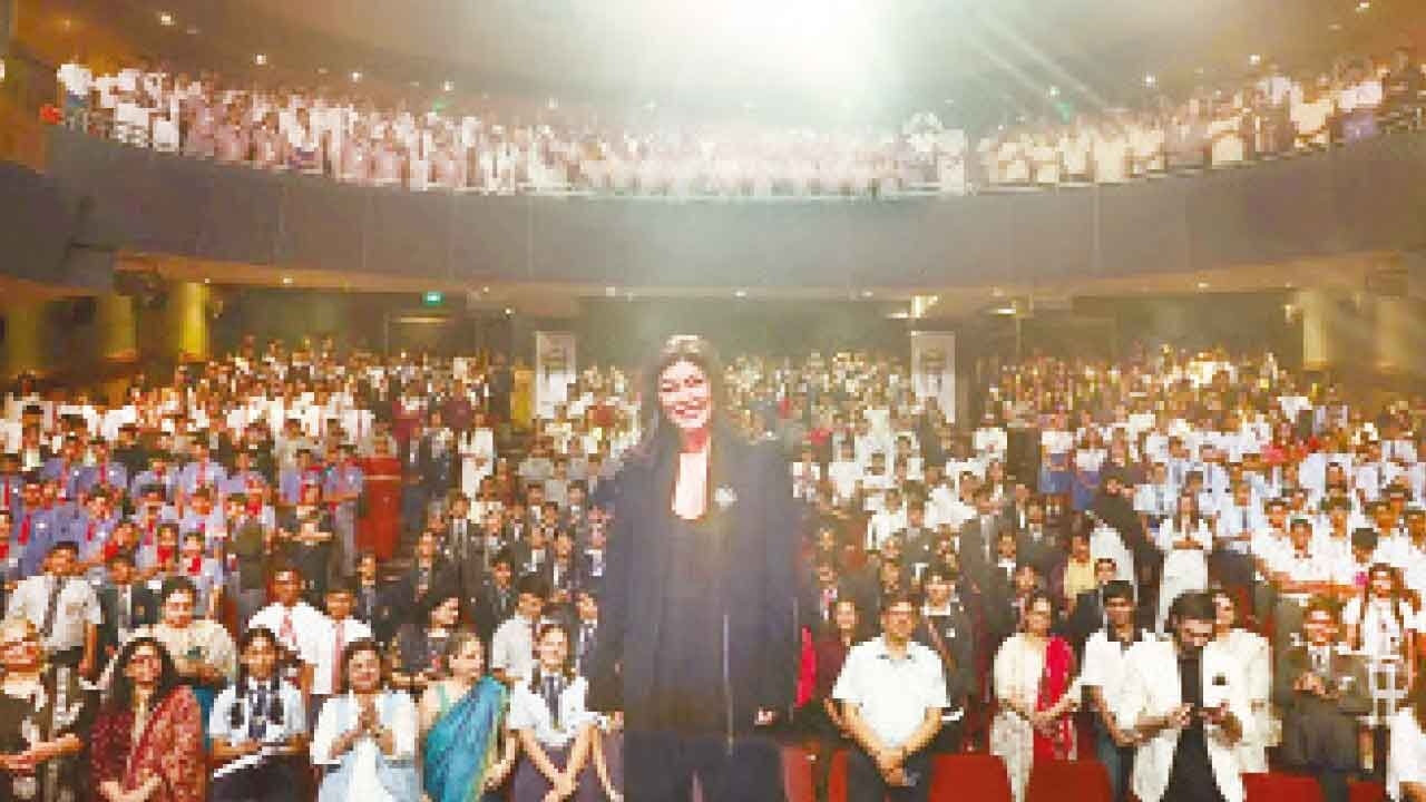 Sushmita Sen inspires youth to embrace self-worth and acceptance at leadership event