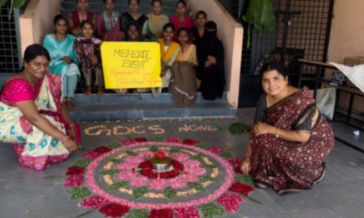 Mehendi Celebrations Enthrall at Government Science Degree College