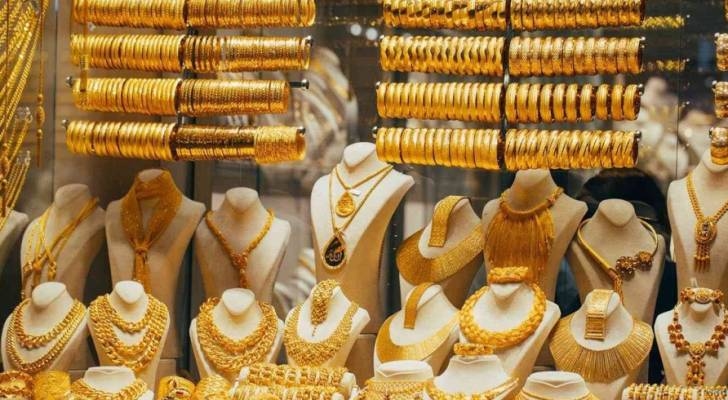 ارتفاع أسعار الذهب في الأردن 80 قرشا الخميس
