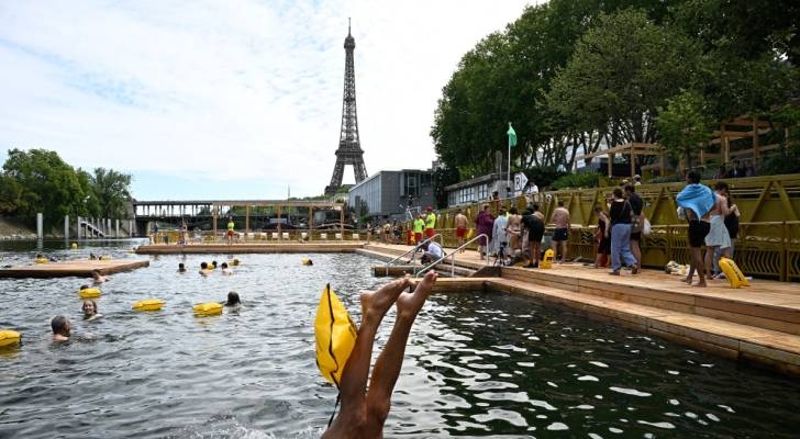Paris reopens River Seine to public swimmers for first time in 100 years