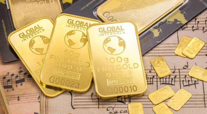 Gold prices in Jordan Sunday, July 20
