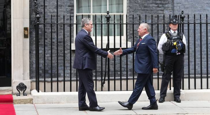 King receives call from UK PM, stresses importance of ending humanitarian catastrophe in Gaza