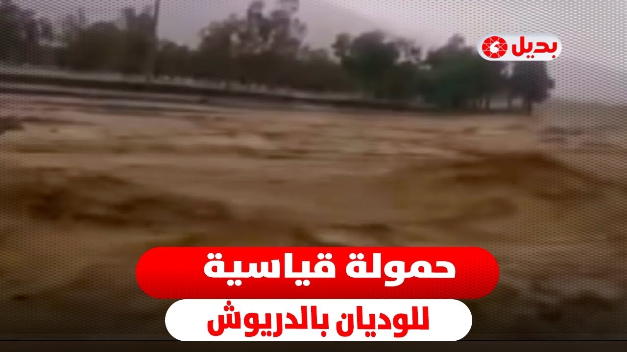 حمولة غير مسبوقة للوديان بإقليم الدريوش