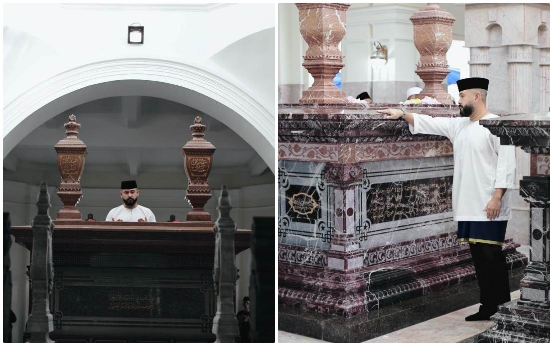 Johor Regent Visits Royal Mausoleum To Mark Hari Hol