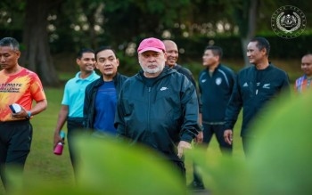 King Visits Johor Royal Botanical Garden