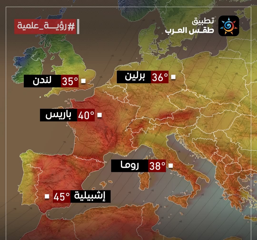 أوروبا تشتعل حرًّا: حالة تأهّب قصوى بسبب حرارة غير مسبوقة