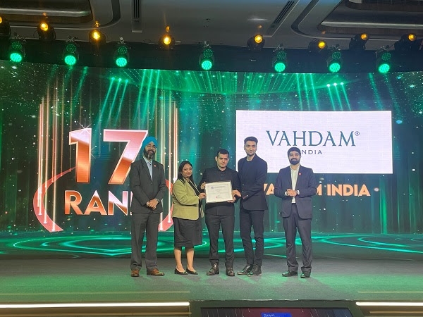 VAHDAM® India Ranks 17 on India's Great Mid-size Workplaces 2025