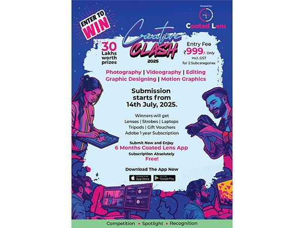 Coated Lens - The Platform Connecting Creative Professionals with Brands & Clients - Launches Creative Clash 2025