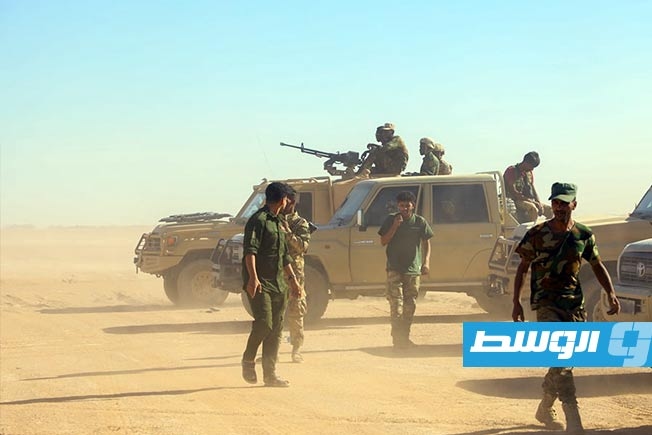بالصور: دوريات القيادة العامة في مهمة بـ«جبال تيبستي»
