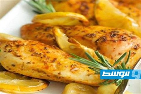 صدور دجاج بالمستردة والصويا صوص