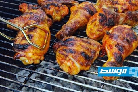 دجاج على الفحم