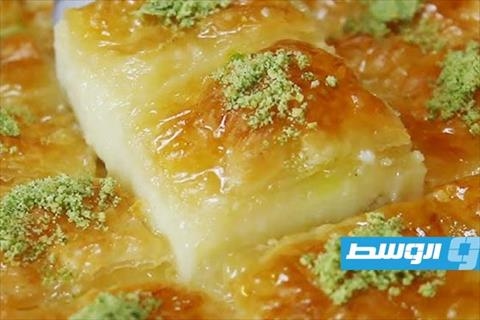 جلاش بالقشدة والمكسرات