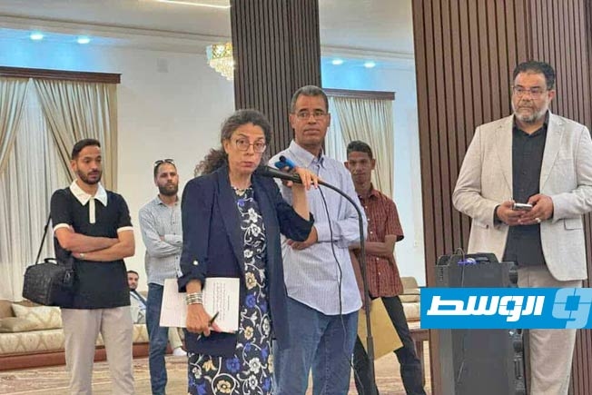 ستيفاني خوري تصل بني وليد وتجتمع مع المجلس البلدي
