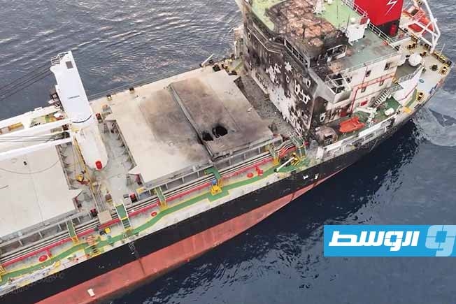 الحوثيون يعرضون مشاهد استهداف وإغراق السفينة «إترنيتي سي» (فيديو)