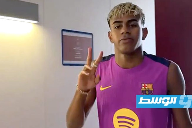 لامين يامال يتعهد لجماهير برشلونة الفوز بدوري أبطال أوروبا