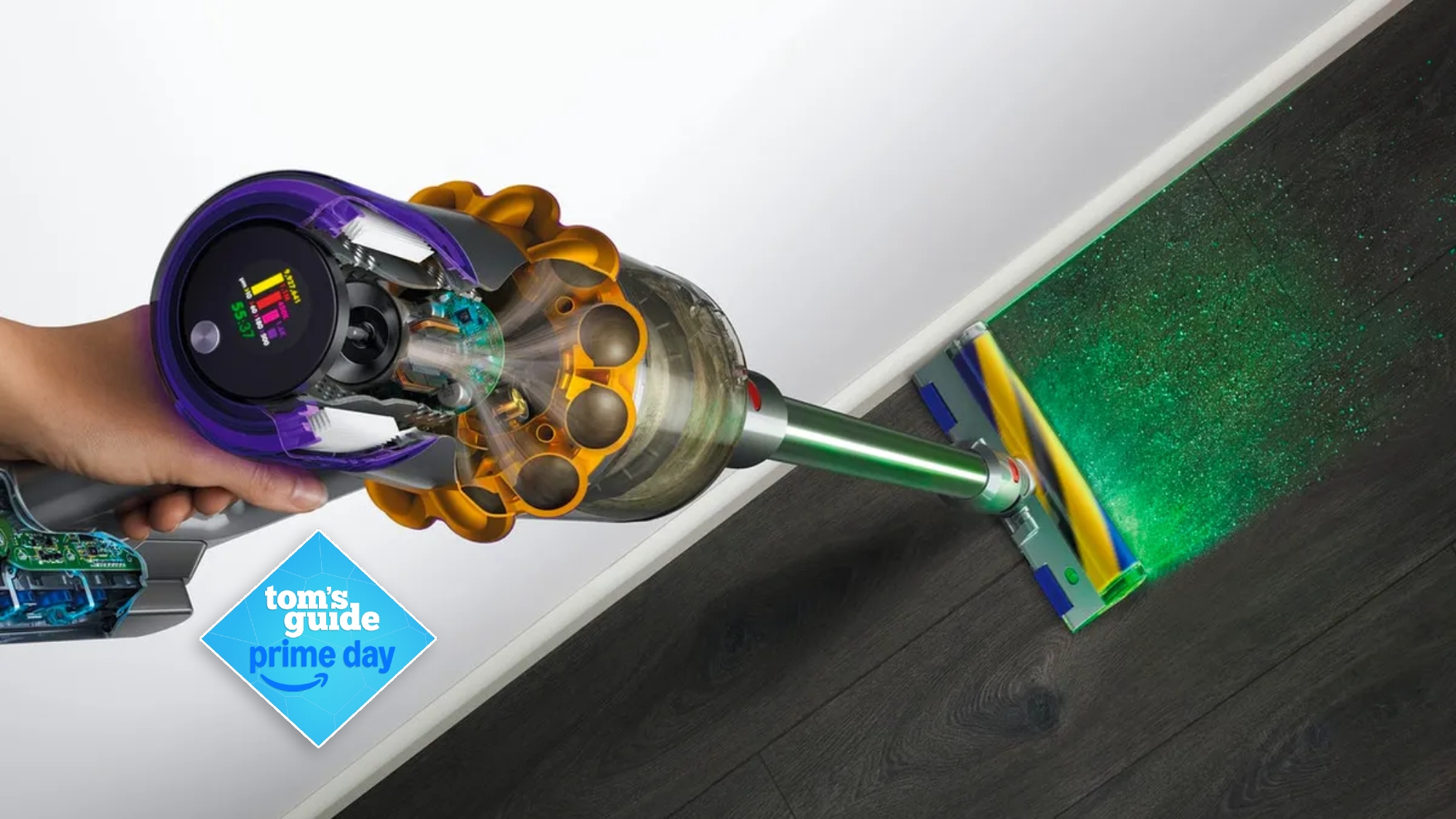 This Dyson cordless vacuum's green laser reveals disgusting truths about your floors — and it's $180 off for Prime Day