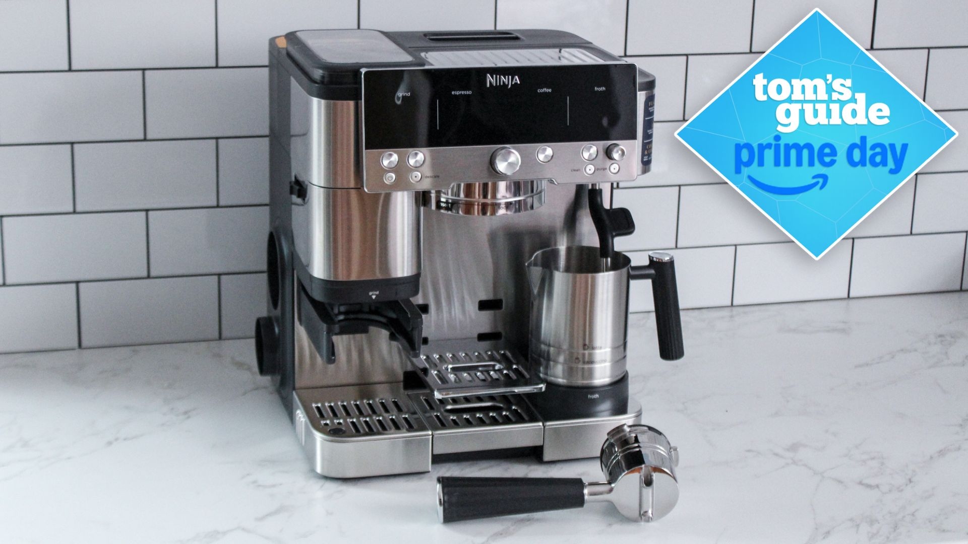 This never happens — Ninja's Luxe Café coffee maker is $90 off in early Prime Day deal