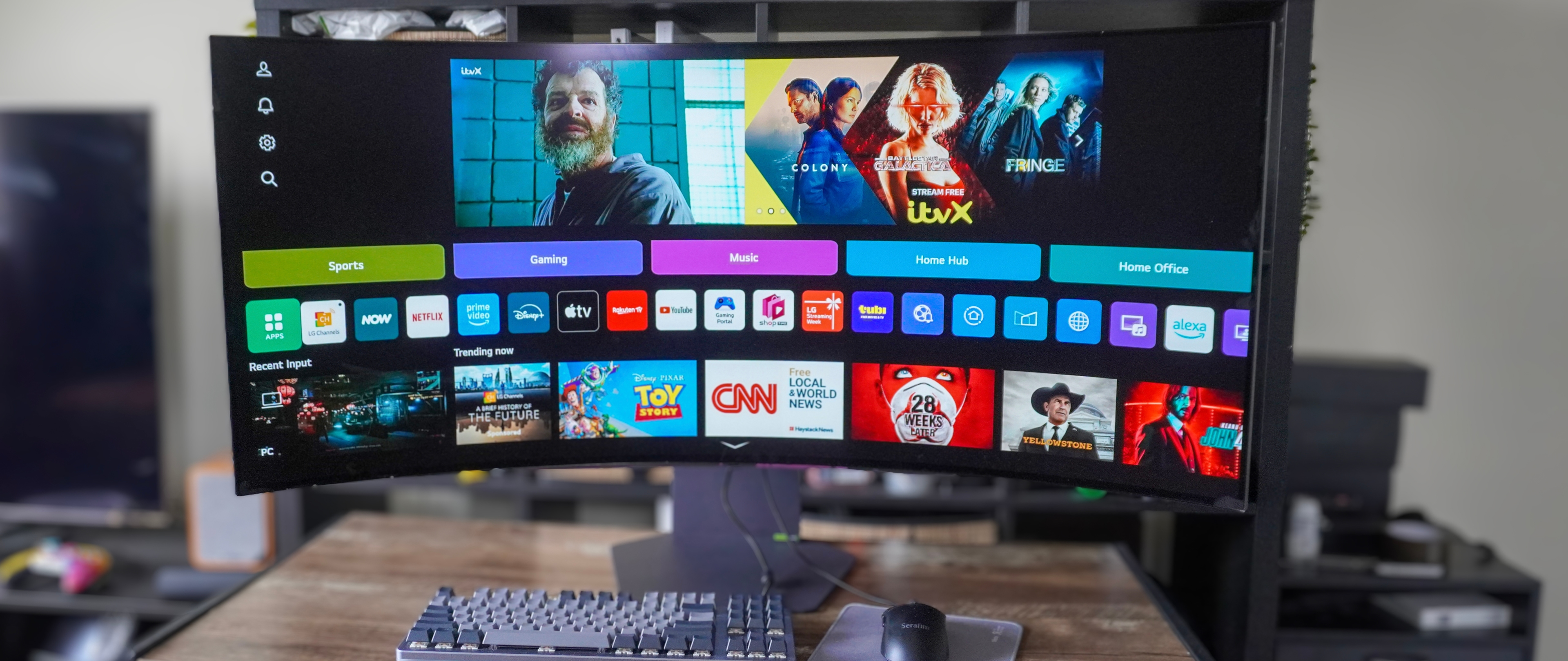 I played 200 hours on the LG UltraGear 45GX90SA OLED gaming monitor — and it's so good I'm using it as my TV, too