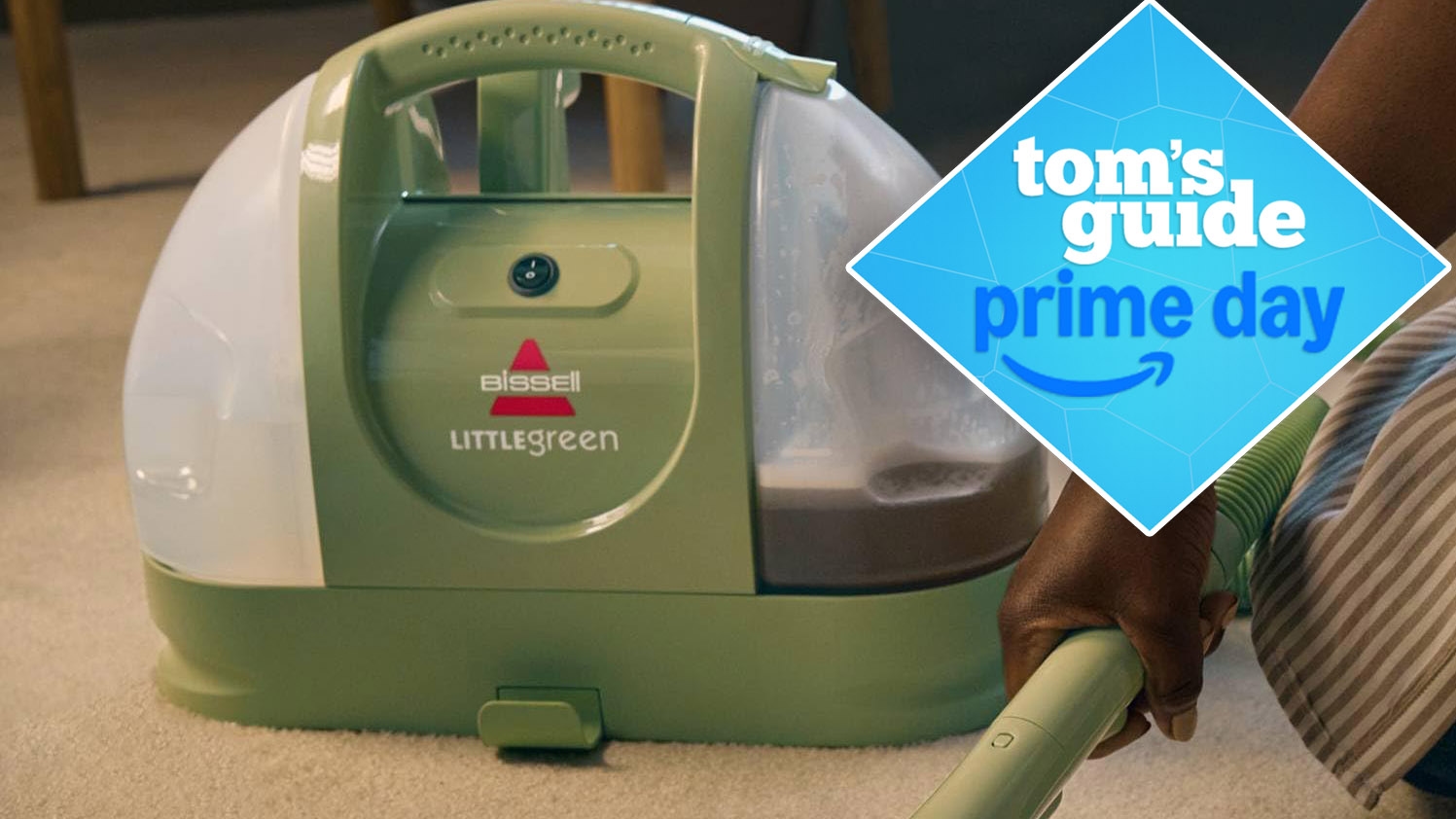 Want spotless carpets? Bissell's Little Green carpet cleaner has just dropped in price for Prime Day