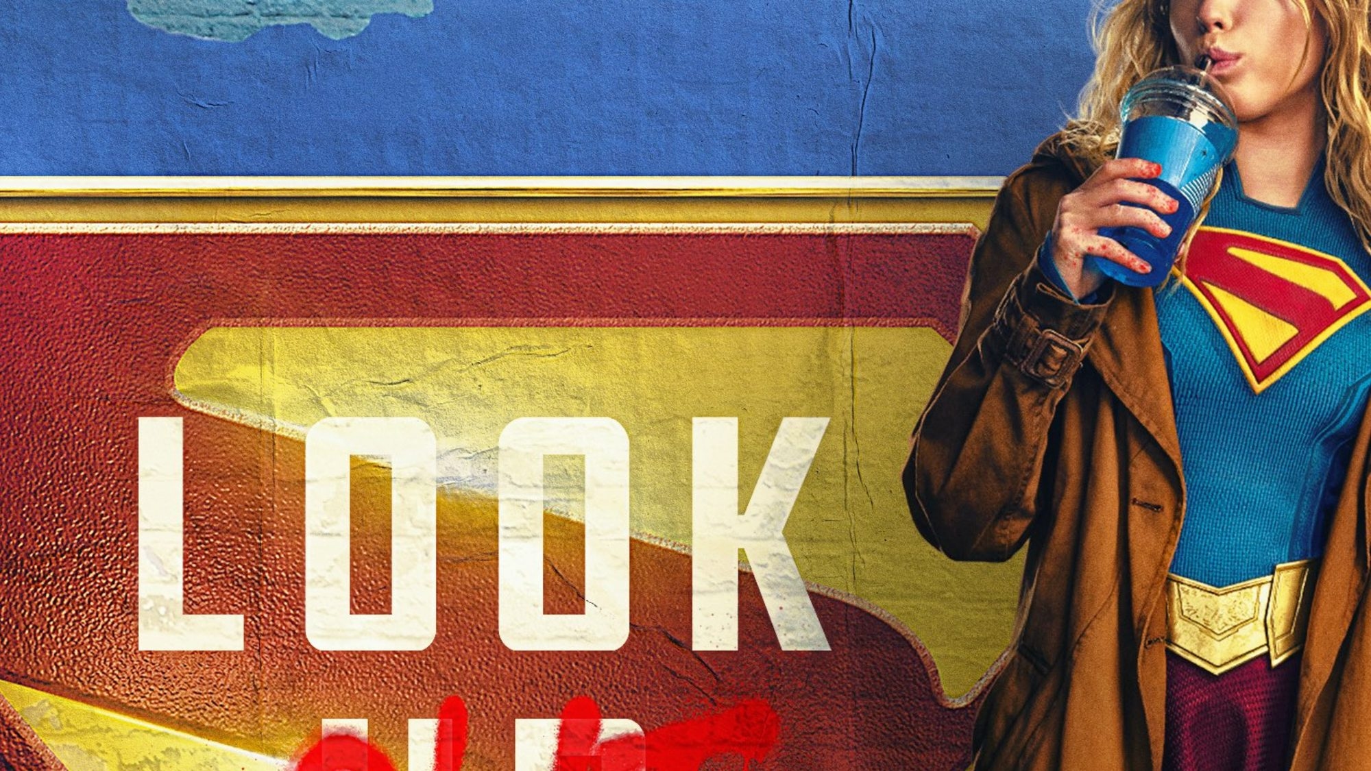 James Gunn offers a glimpse at 'Supergirl' in a snarky new poster for the upcoming movie