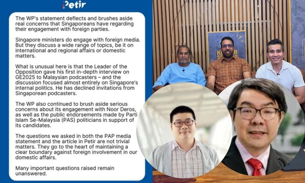 PAP urged to clarify what specific harm Pritam Singh's Malaysian podcast interview caused Singapore