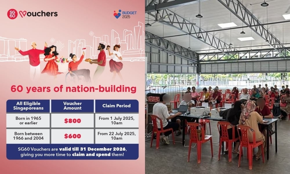 Singapore retiree loses half of SG60 vouchers to suspected misuse, police investigating