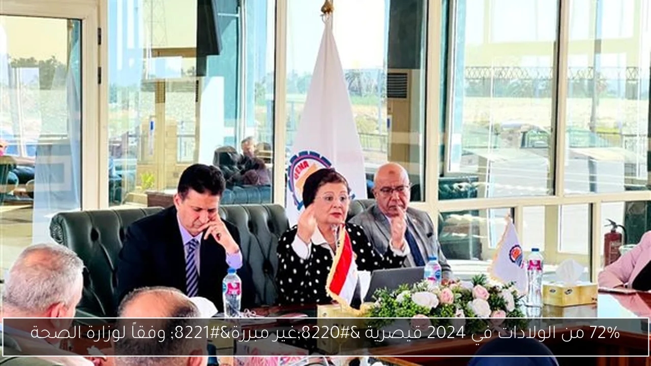 72% من الولادات في 2024 قيصرية 'غير مبررة' وفقاً لوزارة الصحة