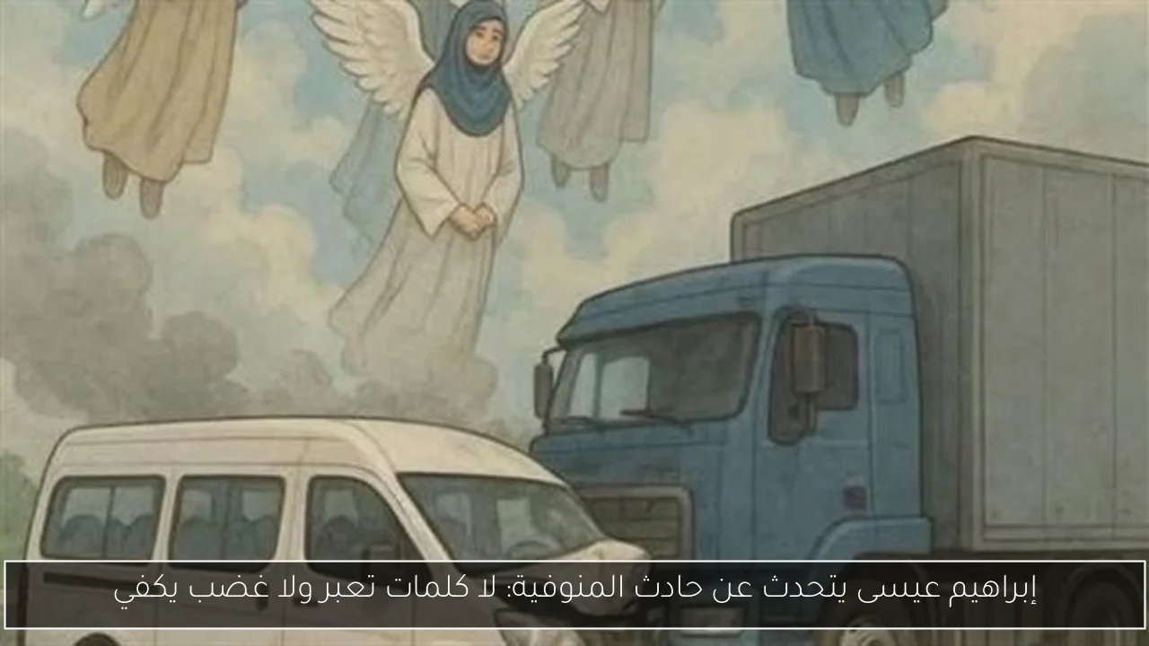 إبراهيم عيسى يتحدث عن حادث المنوفية: لا كلمات تعبر ولا غضب يكفي