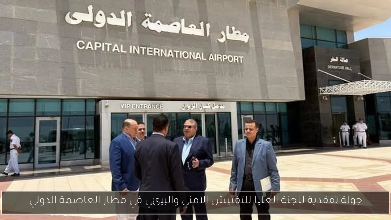 جولة تفقدية للجنة العليا للتفتيش الأمني والبيئي في مطار العاصمة الدولي