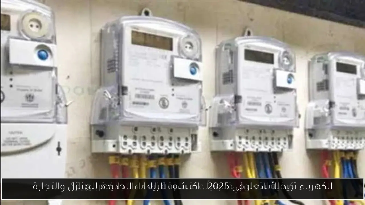 الكهرباء تزيد الأسعار في 2025.. اكتشف الزيادات الجديدة للمنازل والتجارة