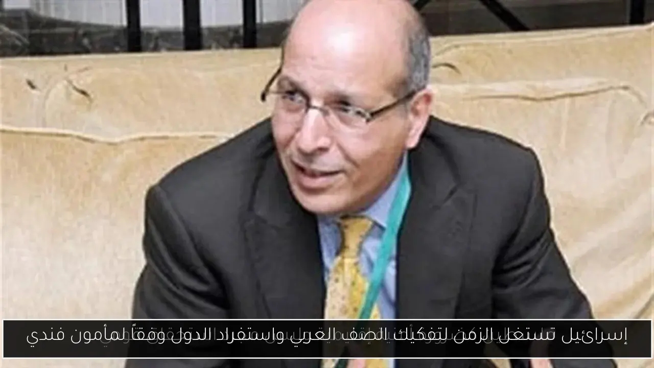 إسرائيل تستغل الزمن لتفكيك الصف العربي واستفراد الدول وفقاً لمأمون فندي