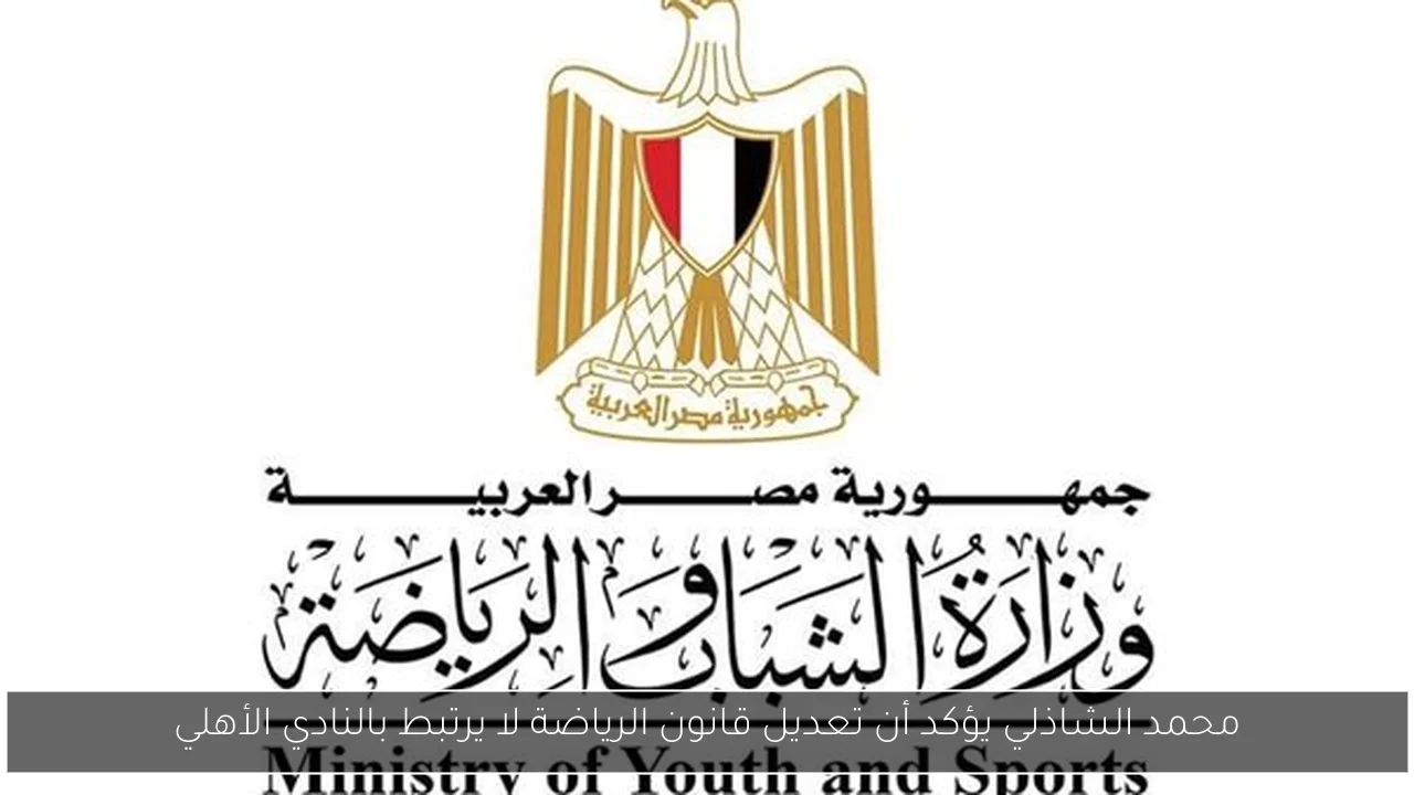 محمد الشاذلي يؤكد أن تعديل قانون الرياضة لا يرتبط بالنادي الأهلي