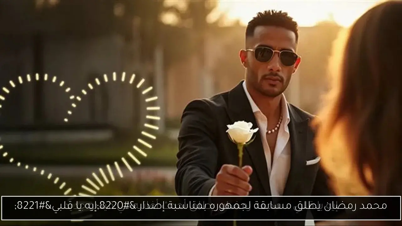 محمد رمضان يطلق مسابقة لجمهوره بمناسبة إصدار 'إيه يا قلبي'