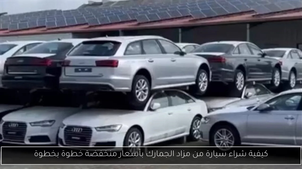 كيفية شراء سيارة من مزاد الجمارك بأسعار منخفضة خطوة بخطوة