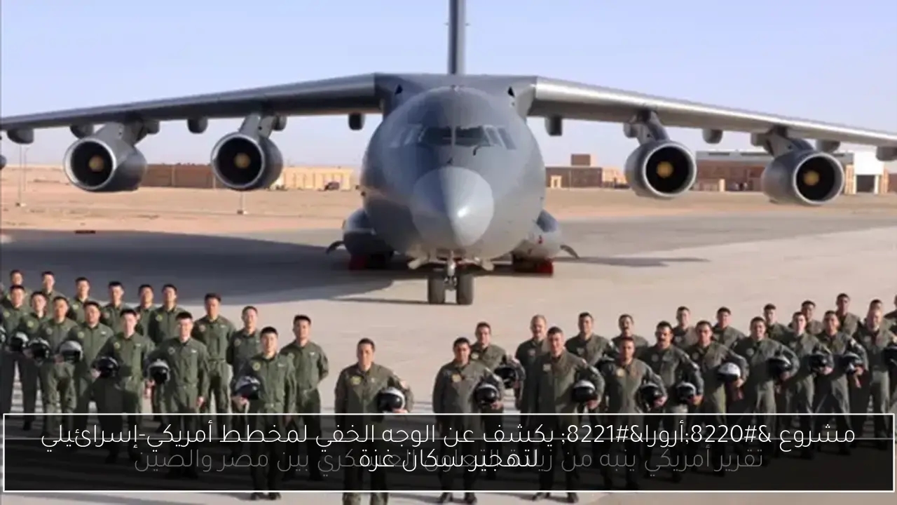 مشروع 'أرورا' يكشف عن الوجه الخفي لمخطط أمريكي-إسرائيلي لتهجير سكان غزة
