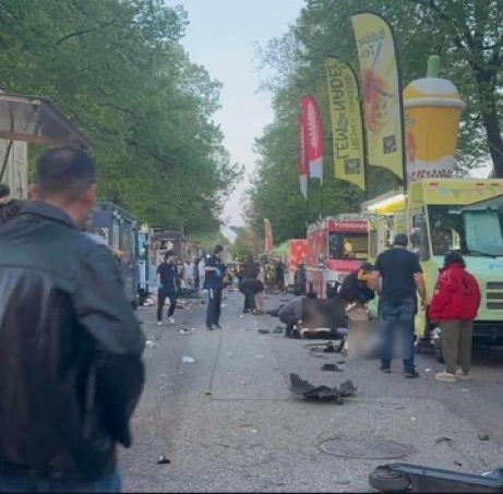 NEW VIDEO: Driver plows into the Lapu Lapu Day Block Party Vancouver​