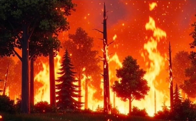 Eskişehir Wildfire Claims Lives of 11 Forest Workers