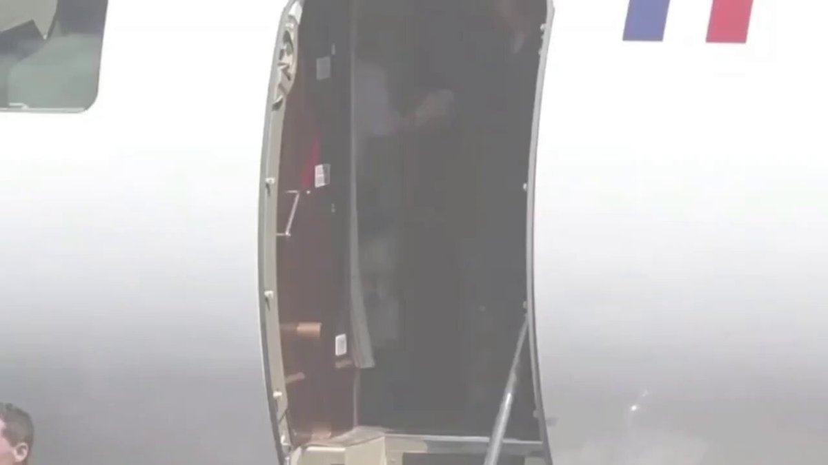 Video.. Drama Unfolding: Brigitte Macron Rejects President Macron's Hand Upon Arrival in London