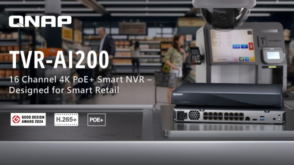 QNAP Unveils 16-Channel PoE+ Smart Network NVR