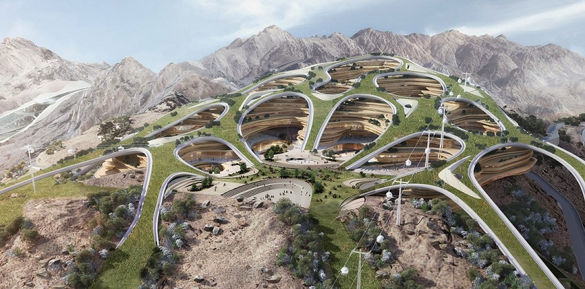 Megaproject update: Watch a new video of Trojena Ski Village in NEOM