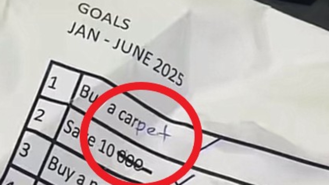 ‘Sums it up': Goals list shows how everyone's 2025 is actually going