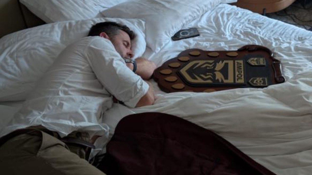 Iconic Queensland State of Origin shield photo says it all